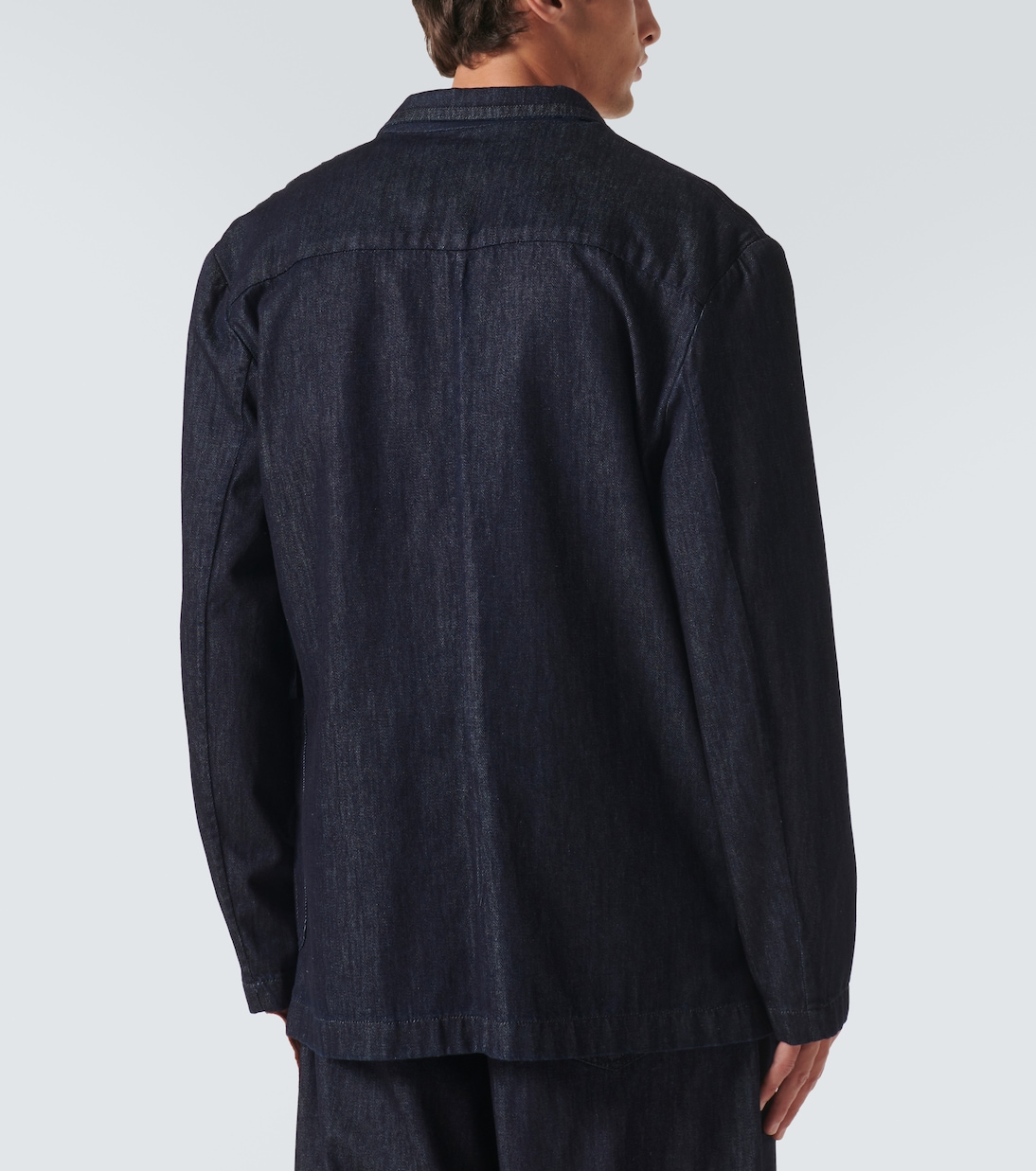 Denim blazer in blue - Dries Van Noten | Mytheresa