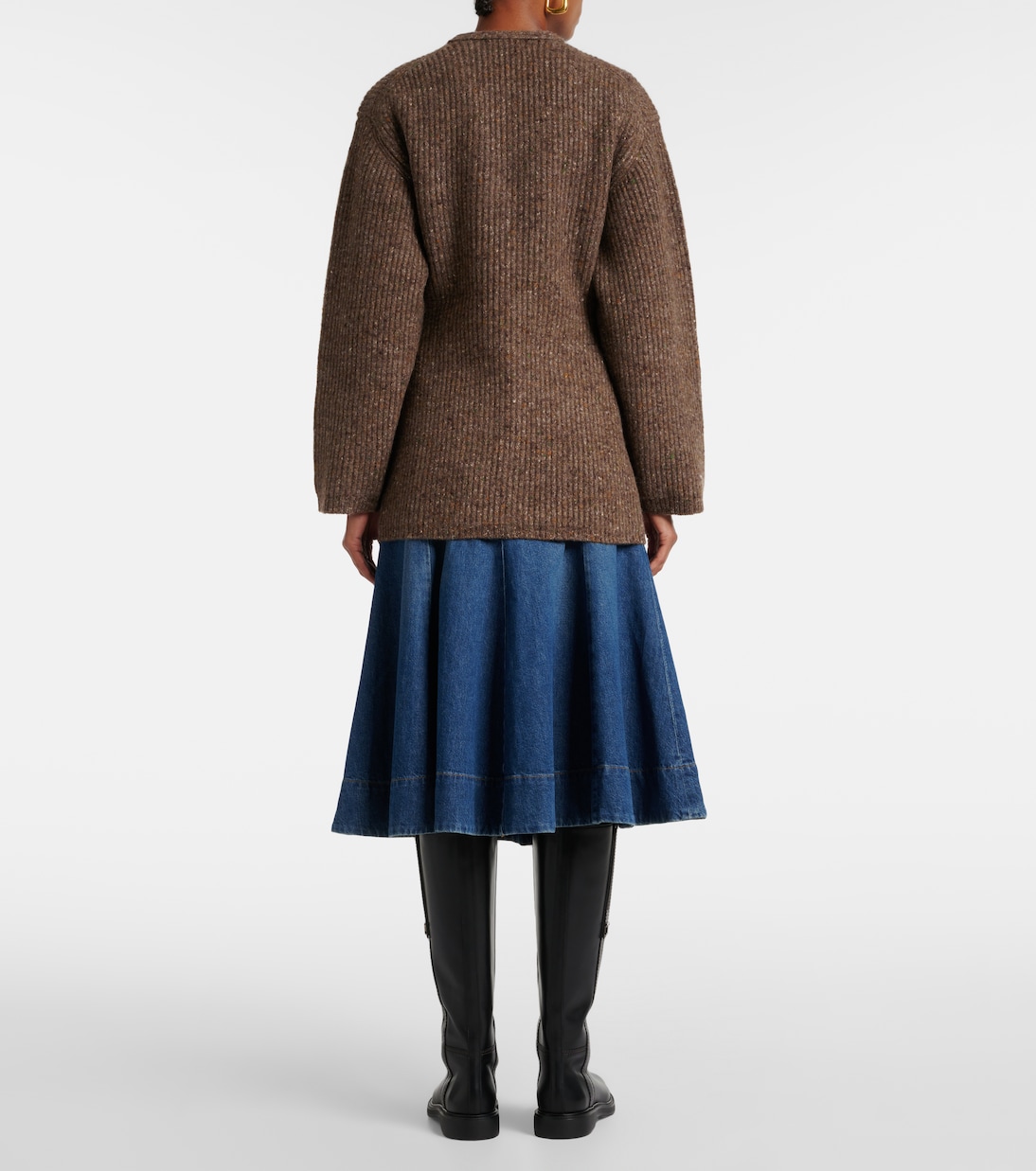 Cárdigan de tweed de mezcla de lana | CO