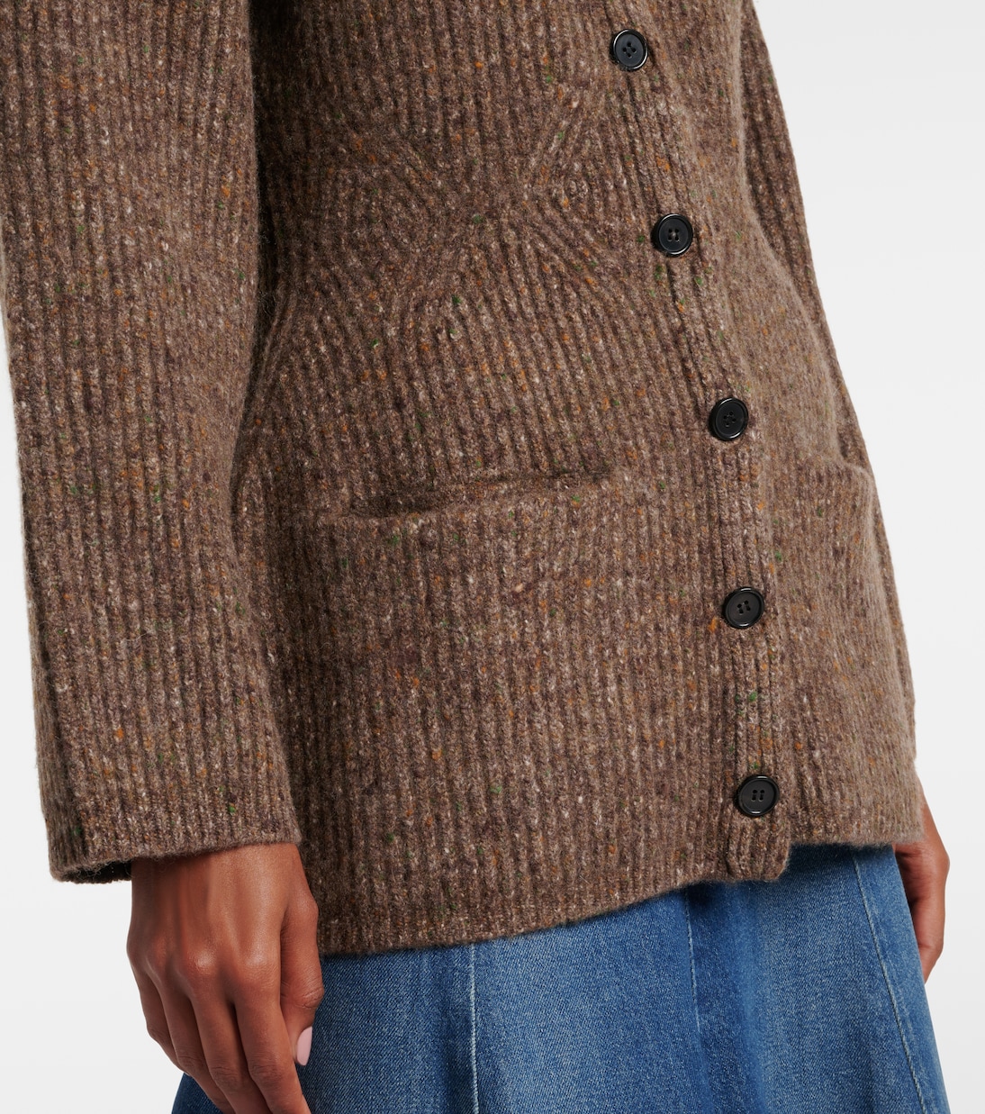 Cárdigan de tweed de mezcla de lana | CO