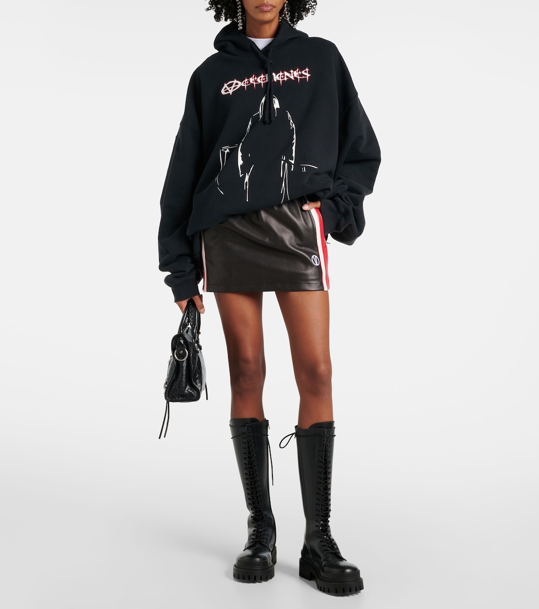 Minifalda de piel | Vetements