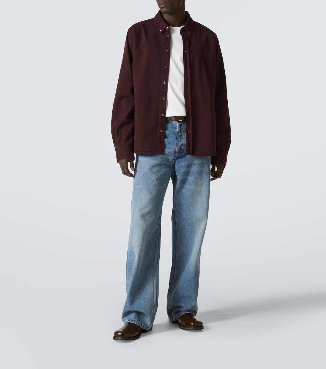 Jean ample à taille mi-haute | Ami Paris
