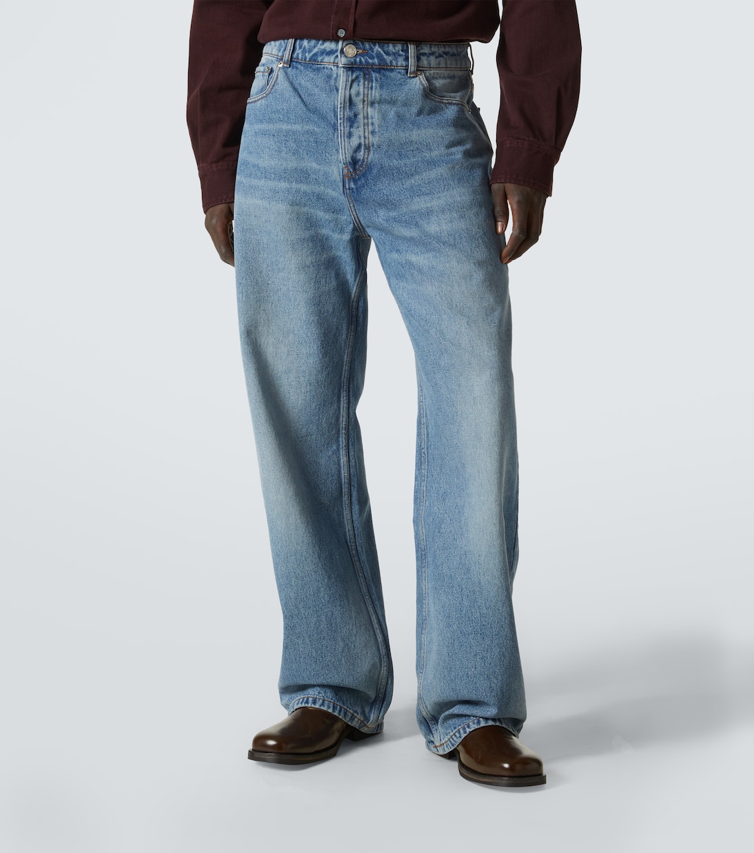 Jean ample à taille mi-haute | Ami Paris
