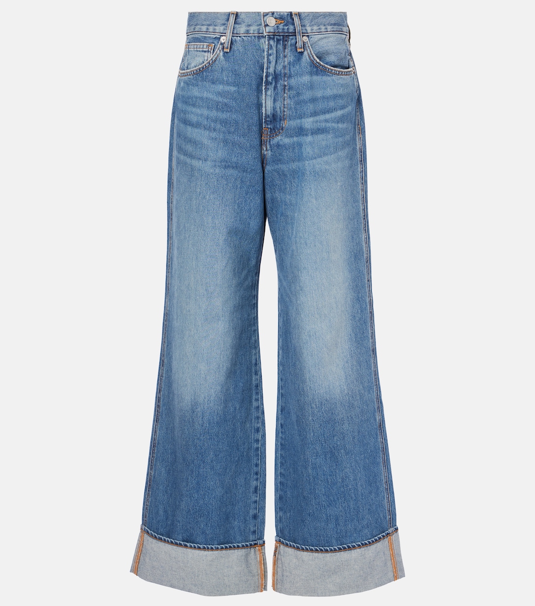 Jean ample Taylor à taille haute | Veronica Beard