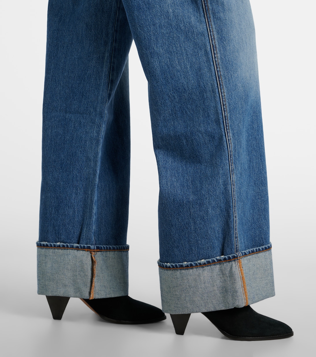 Jean ample Taylor à taille haute | Veronica Beard