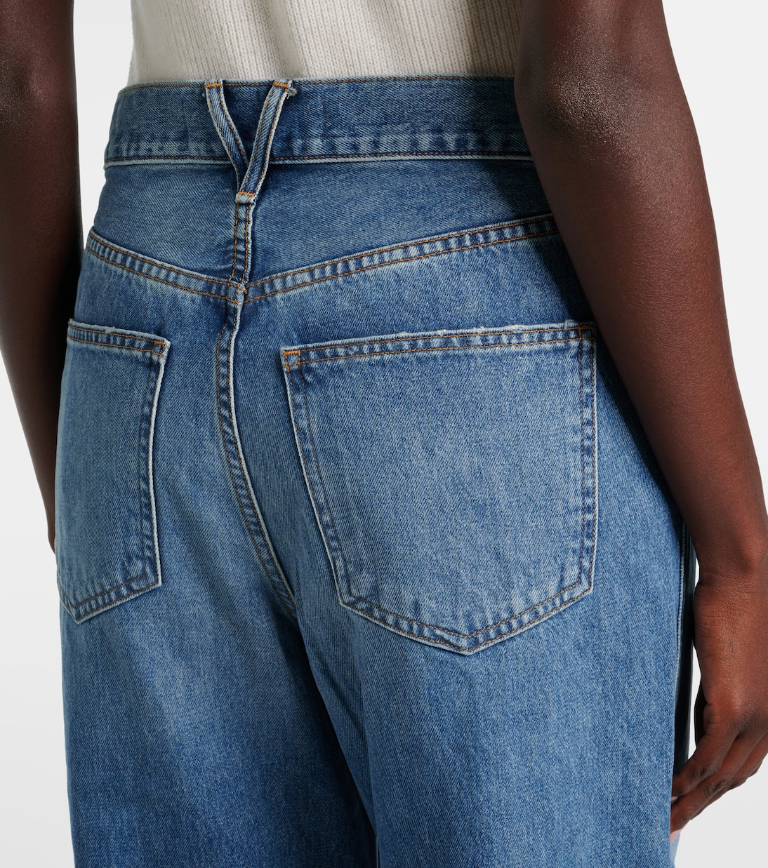 Jean ample Taylor à taille haute | Veronica Beard