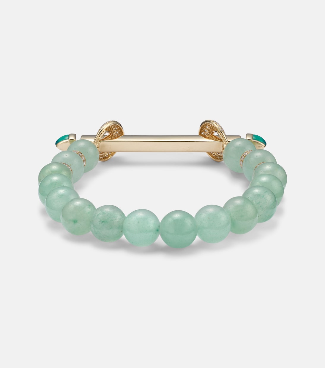 Bracciale in oro 18kt ANANYA Chakra con pietre preziose, stile giovane e moderno