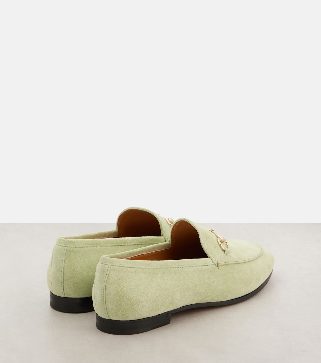 Scarpe mocassino GUCCI Jordaan in pelle scamosciata per uno stile giovane e moderno