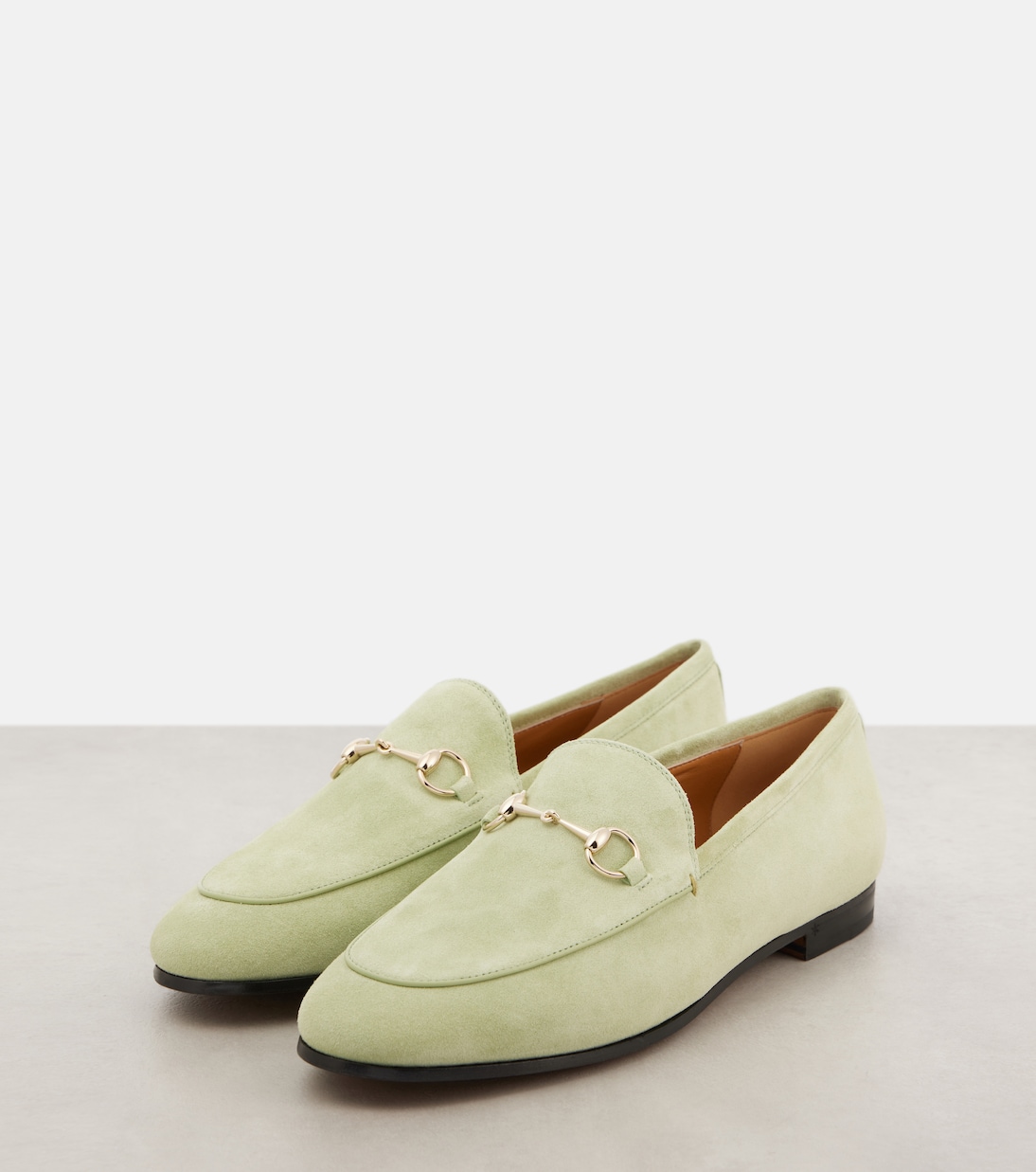 Scarpe mocassino GUCCI Jordaan in pelle scamosciata per uno stile giovane e moderno