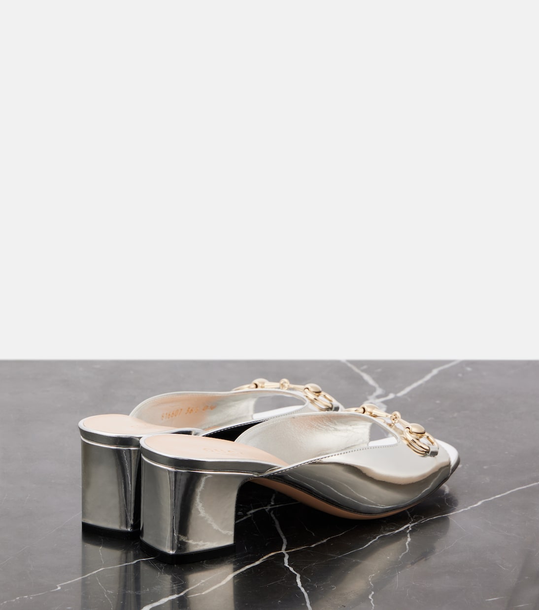 Mules Lady Horsebit in pelle | Gucci
