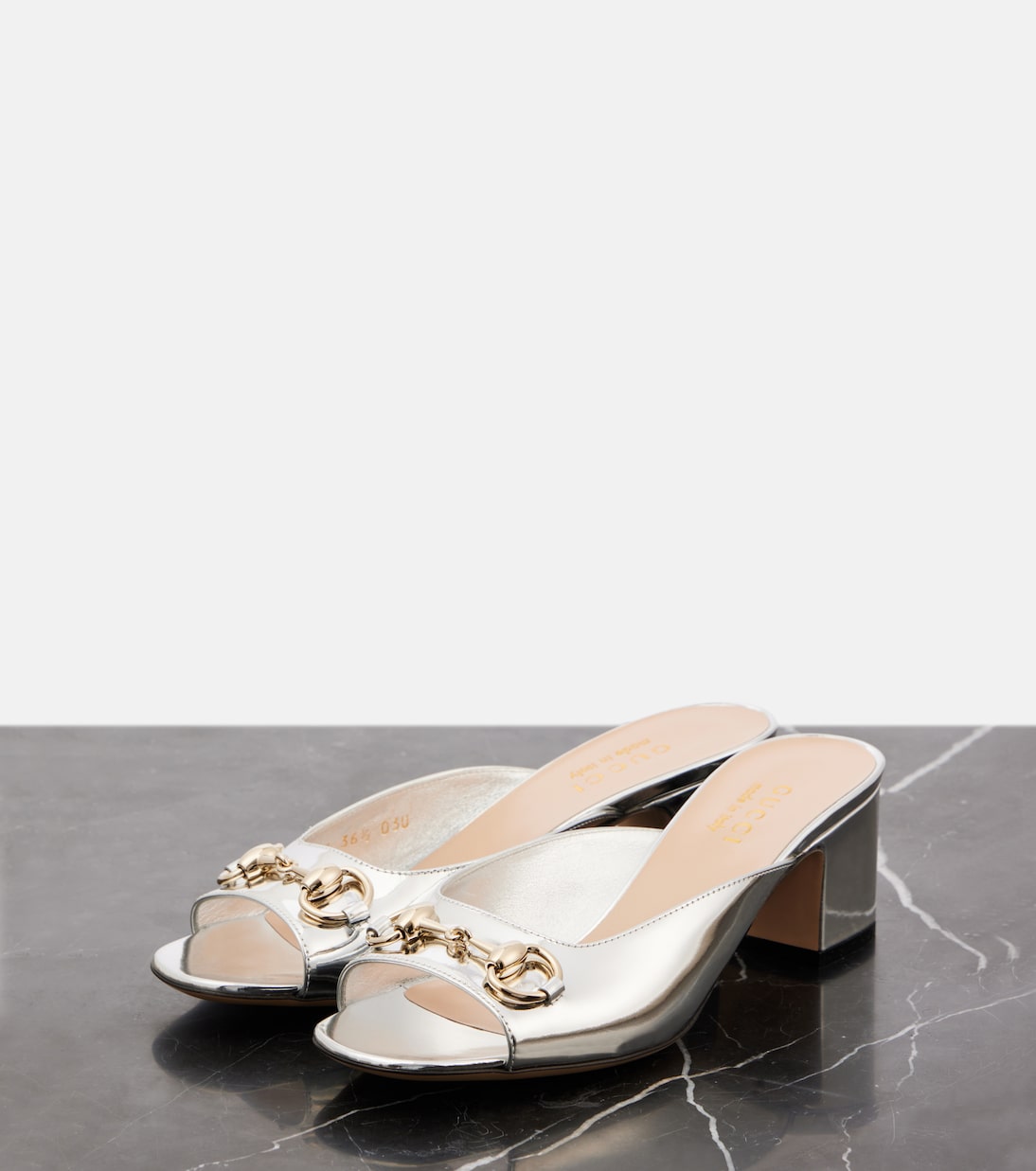 Mules Lady Horsebit in pelle | Gucci
