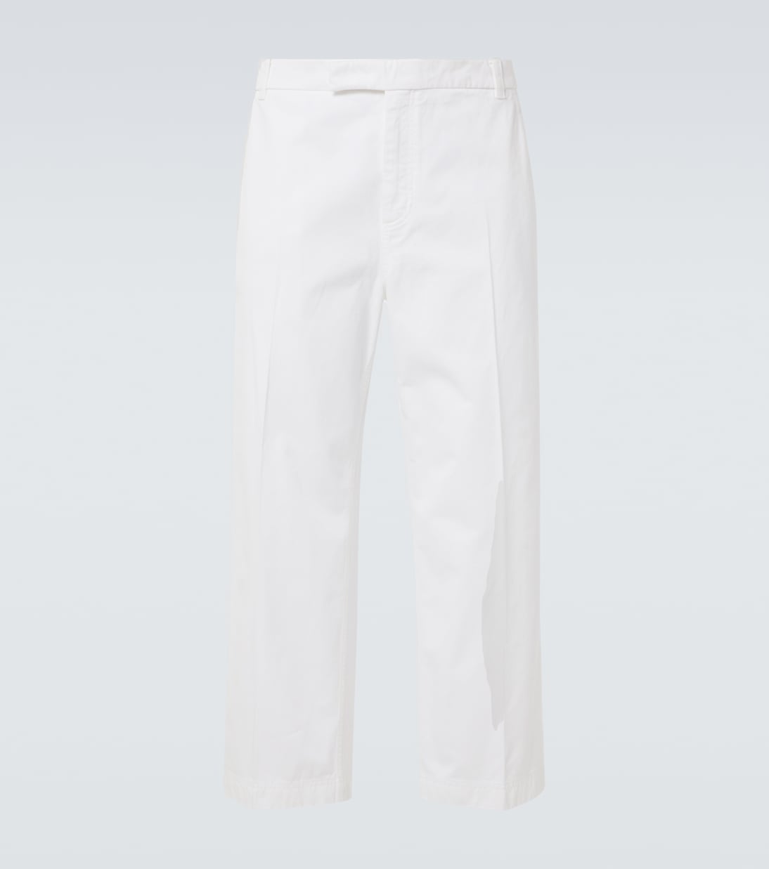 Pantaloni cropped in twill di cotone | Thom Browne