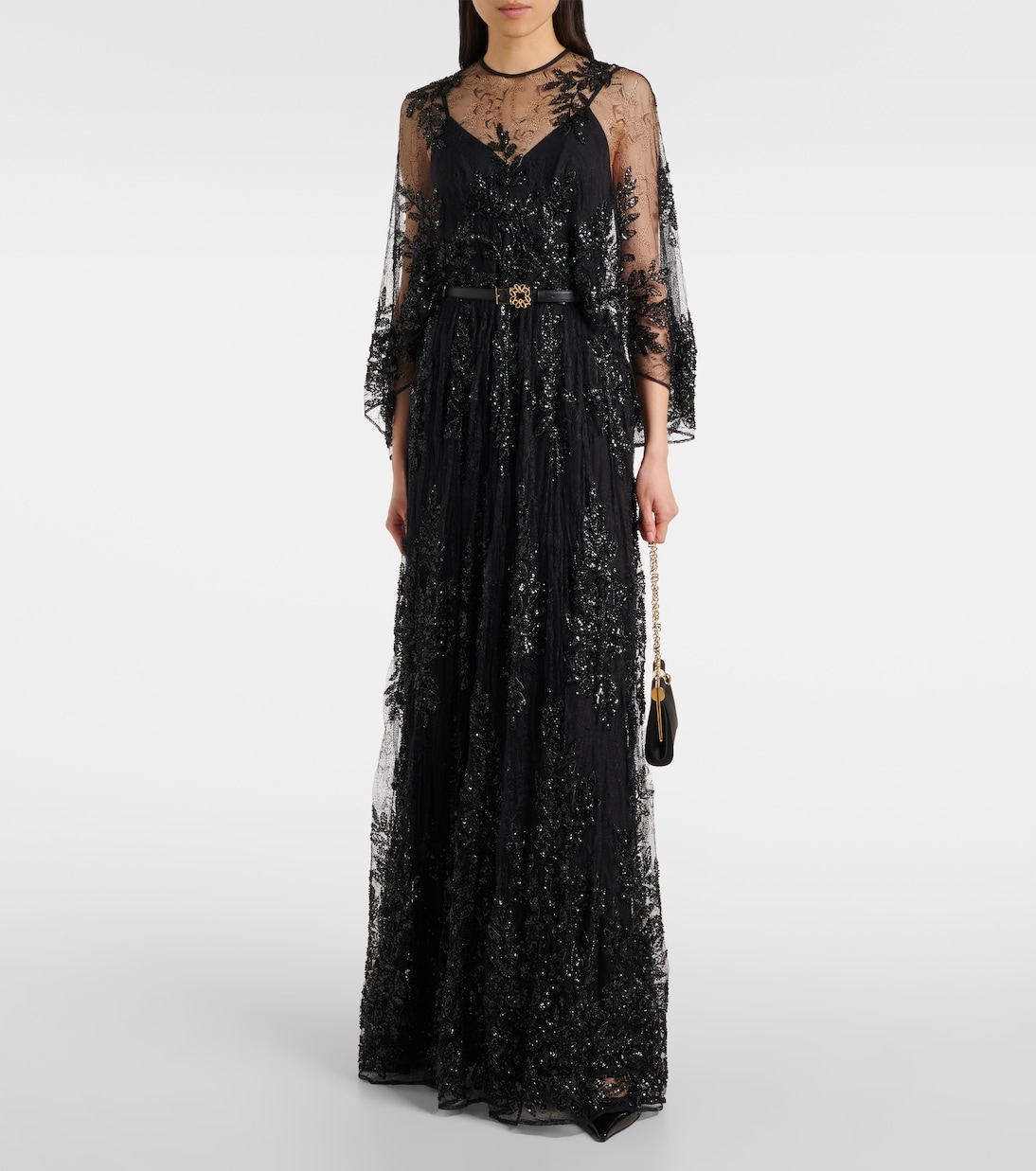 Vestido de fiesta de encaje | Elie Saab