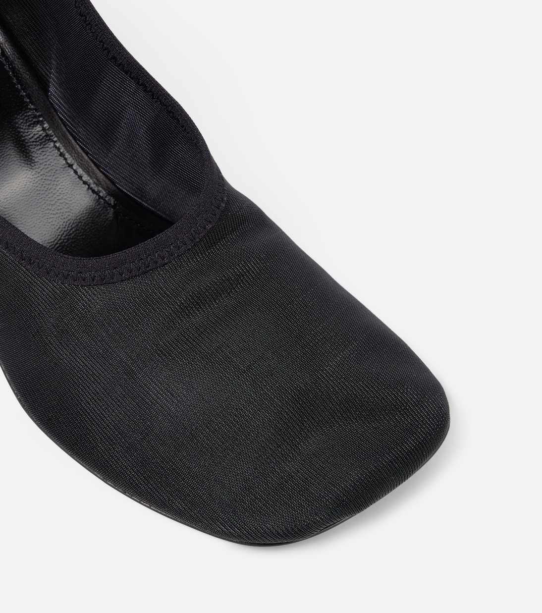 Scarpe con mesh plissettato e dettagli in pelle firmate Dries Van Noten