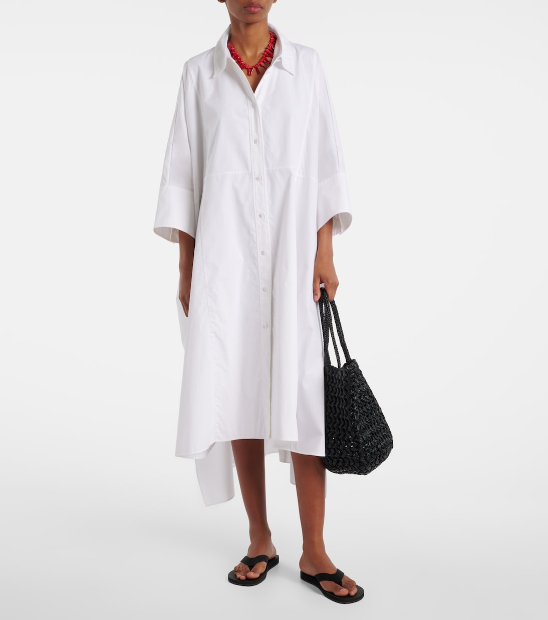 Robe chemise Dania en coton | Joseph