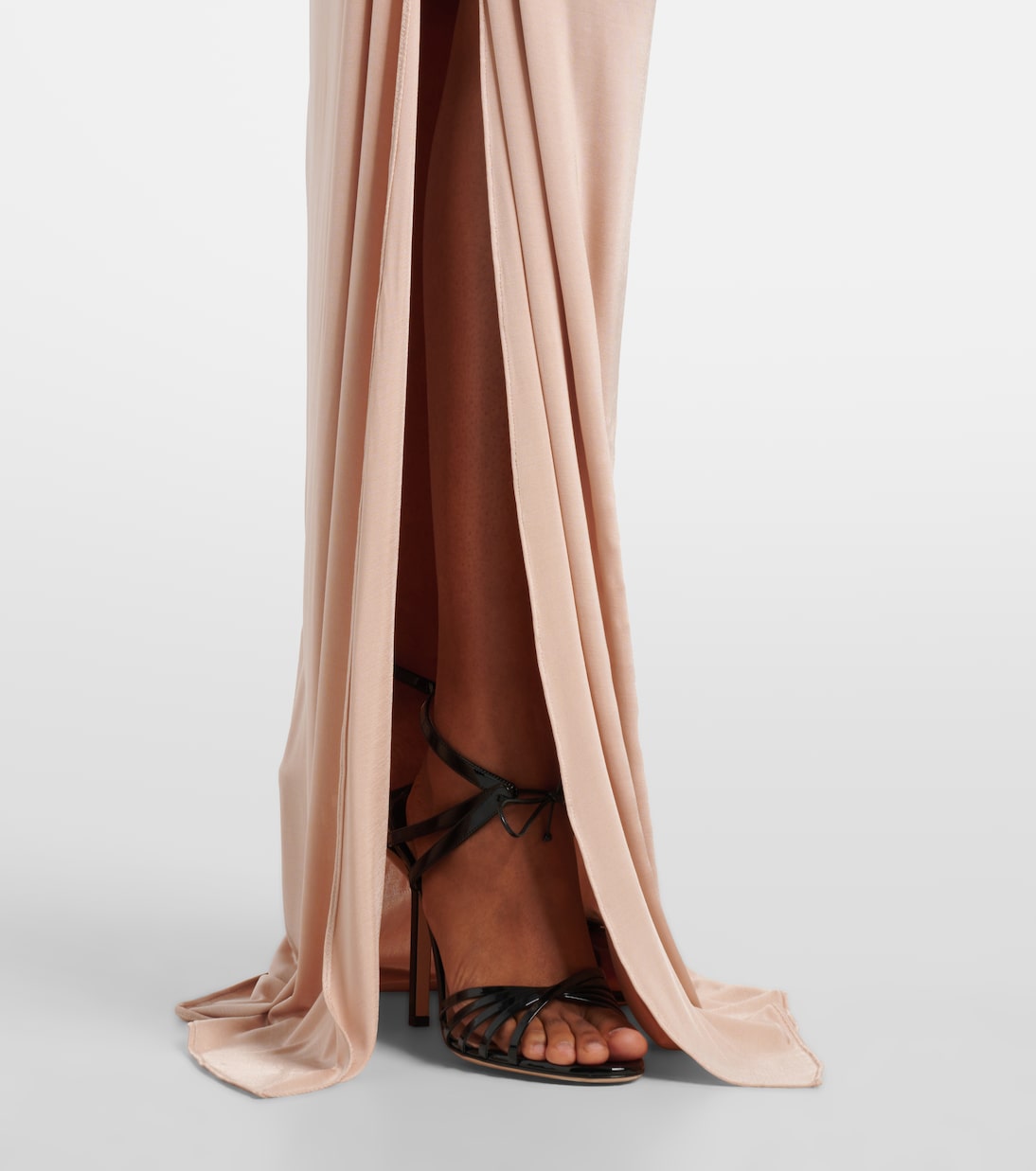 One-shoulder gathered jersey gown | Tom Ford