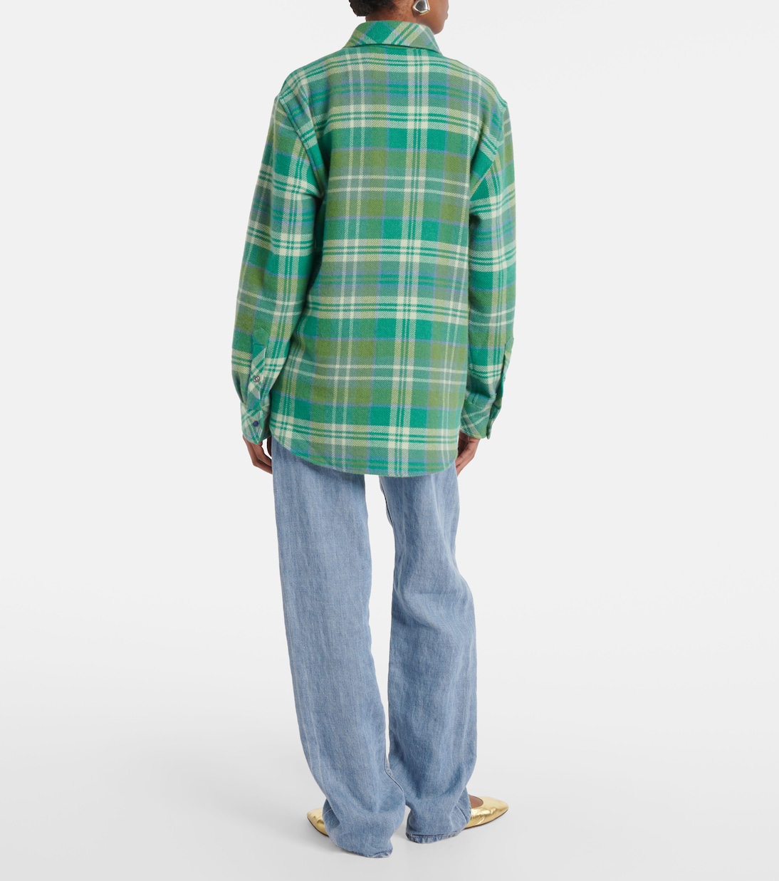 Camicia Hero in cashmere a quadri | God's True Cashmere