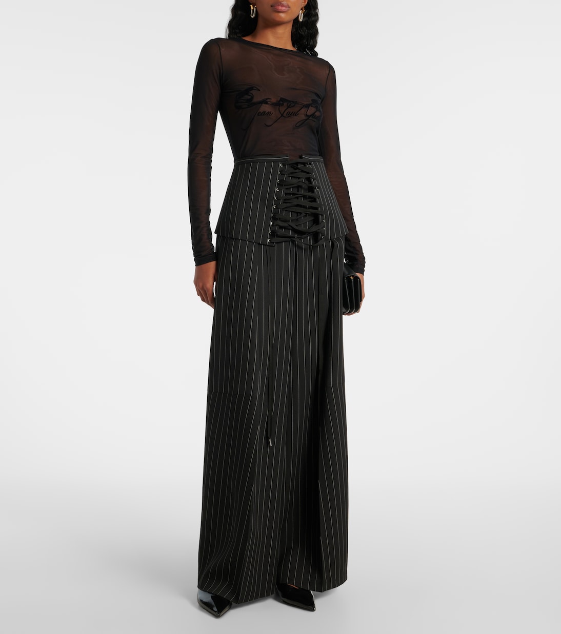 Top Tattoo Collection in mesh | Jean Paul Gaultier