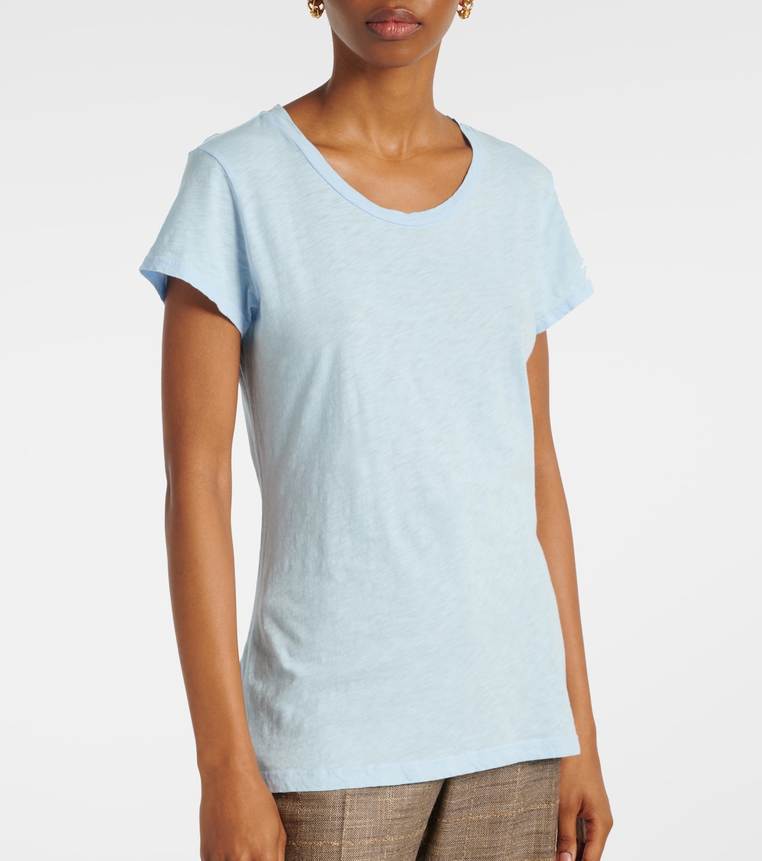 Odelia cotton slub T-shirt | Velvet
