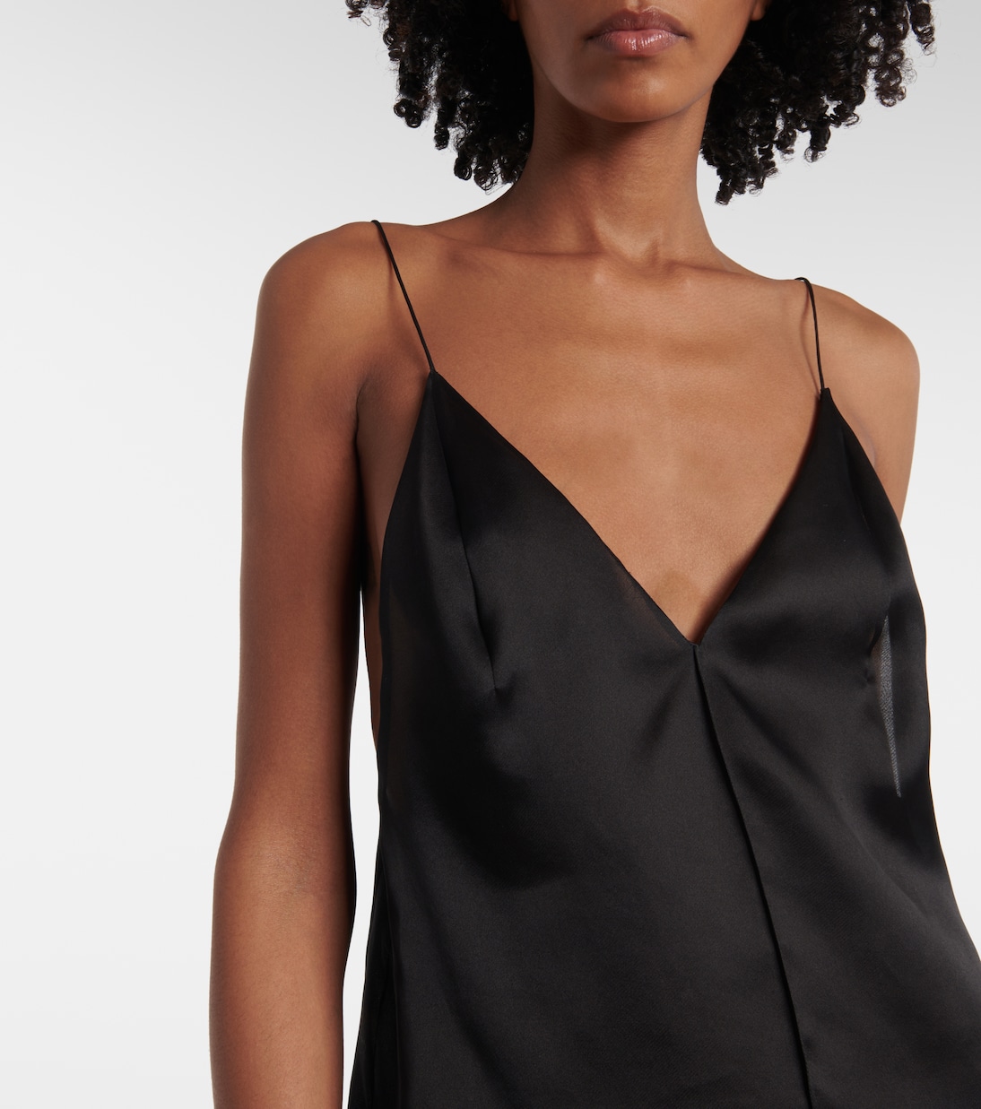 Top Talsie in organza di seta | Khaite