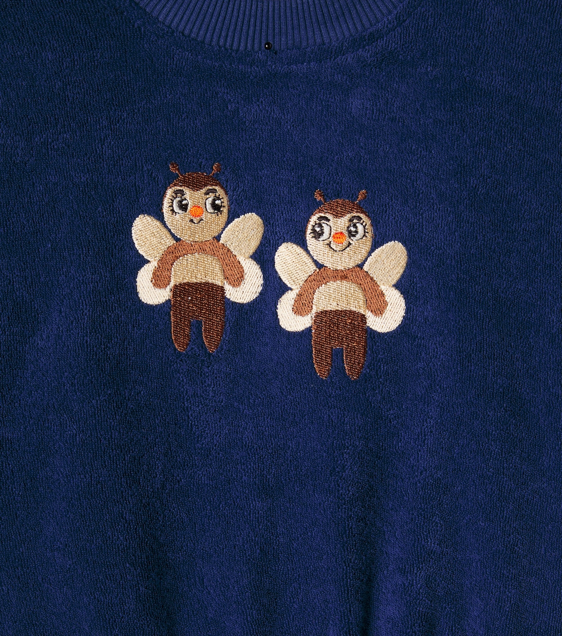 Bebé - sudadera de felpa de algodón bordada | Mini Rodini