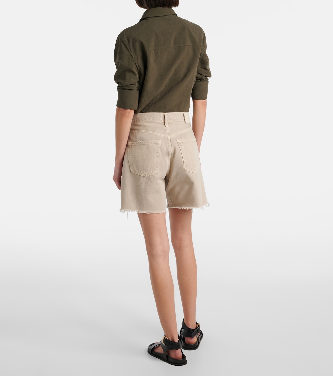Shorts Marlow Long en denim | Citizens of Humanity