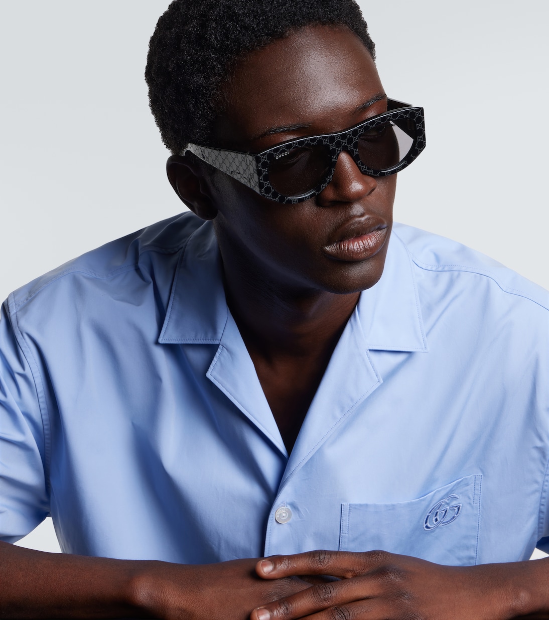 GG oval sunglasses | Gucci