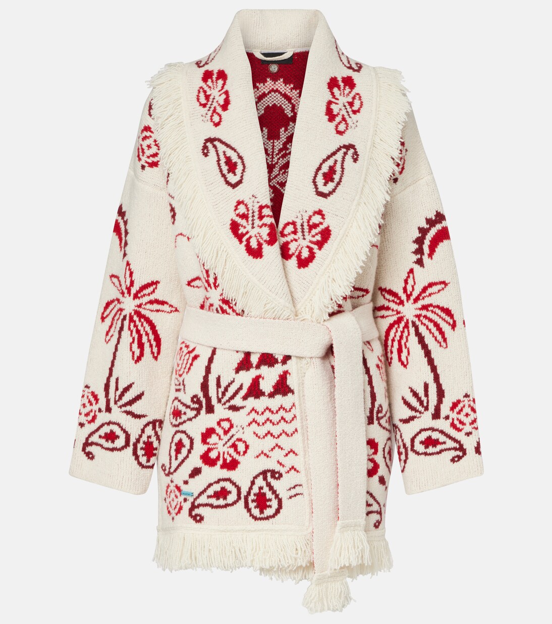 Glimpse Of Eden wool, cashmere, and cotton cardigan | Alanui