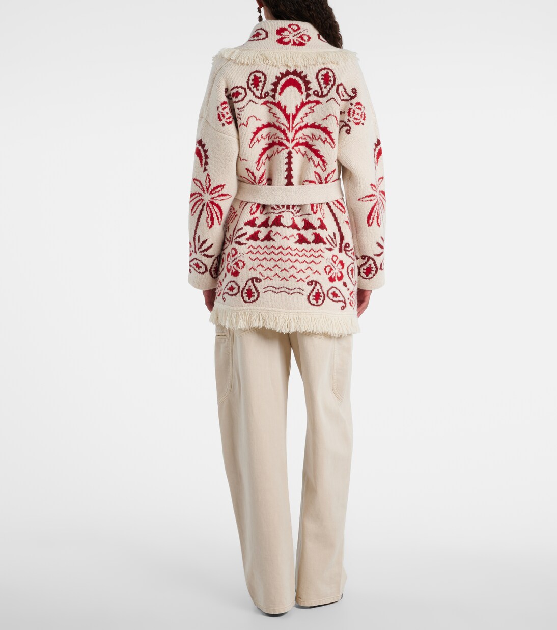 Glimpse Of Eden wool, cashmere, and cotton cardigan | Alanui