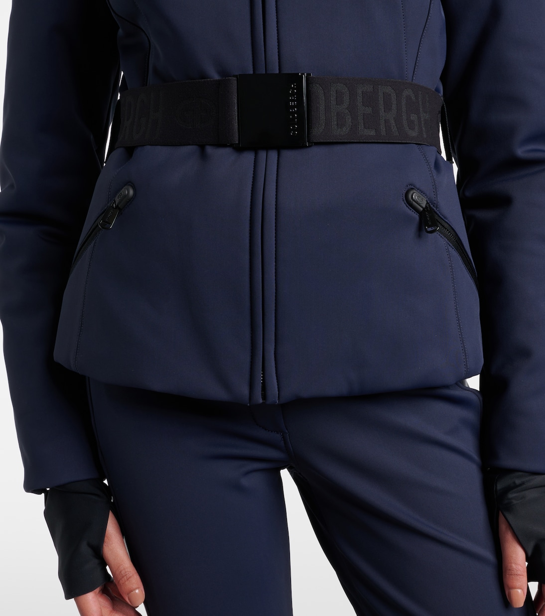 Chaqueta de esquí de plumas con pelo sintético | Goldbergh