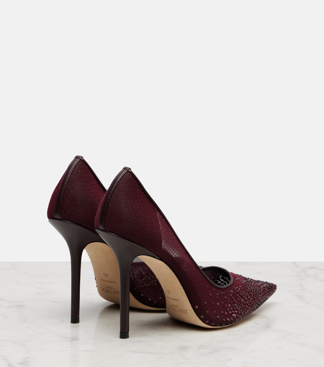 Love 100 크리스털 임벨리시드 펌프스 | Jimmy Choo