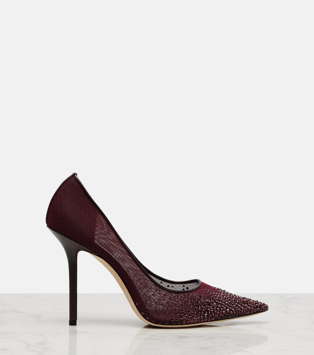 Love 100 크리스털 임벨리시드 펌프스 | Jimmy Choo