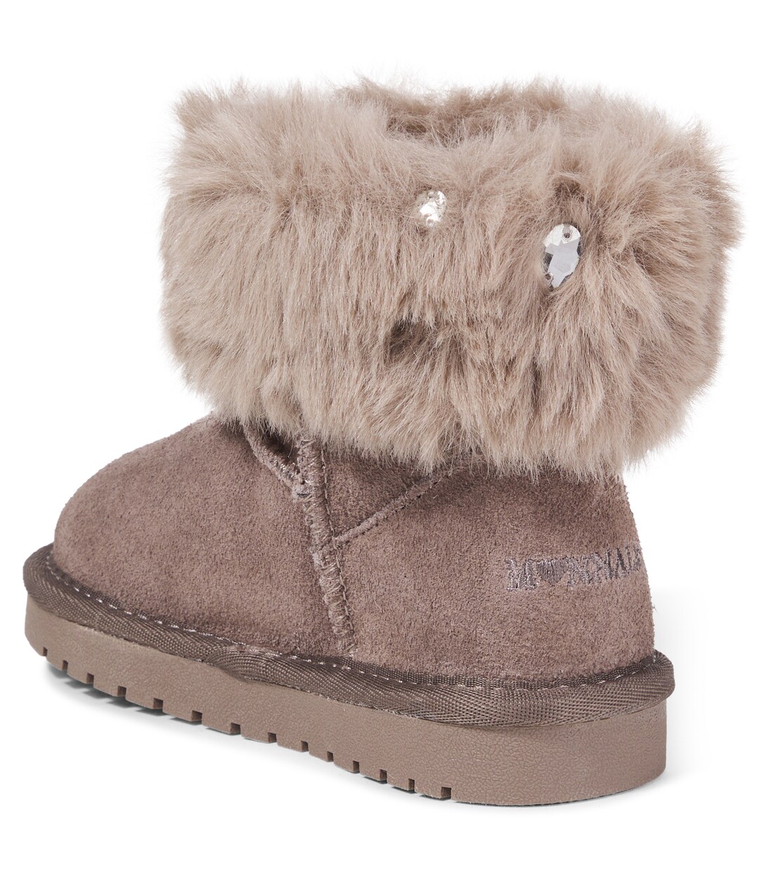 Embellished suede boots | Monnalisa