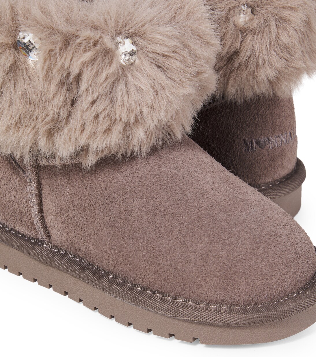 Embellished suede boots | Monnalisa