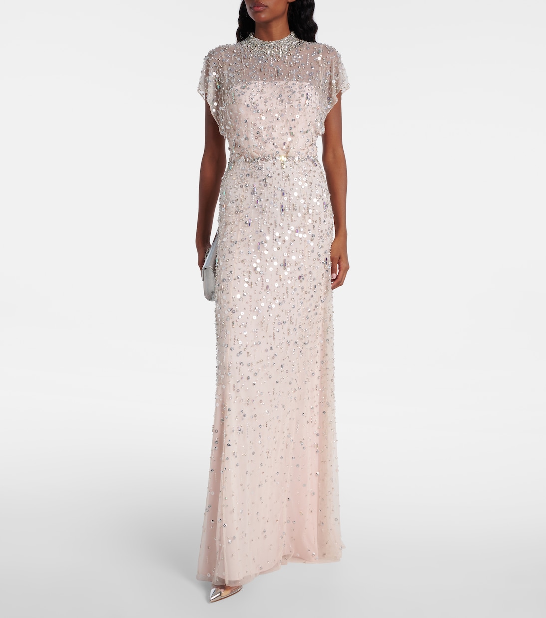Verzierte Robe Crystal Drop | Jenny Packham