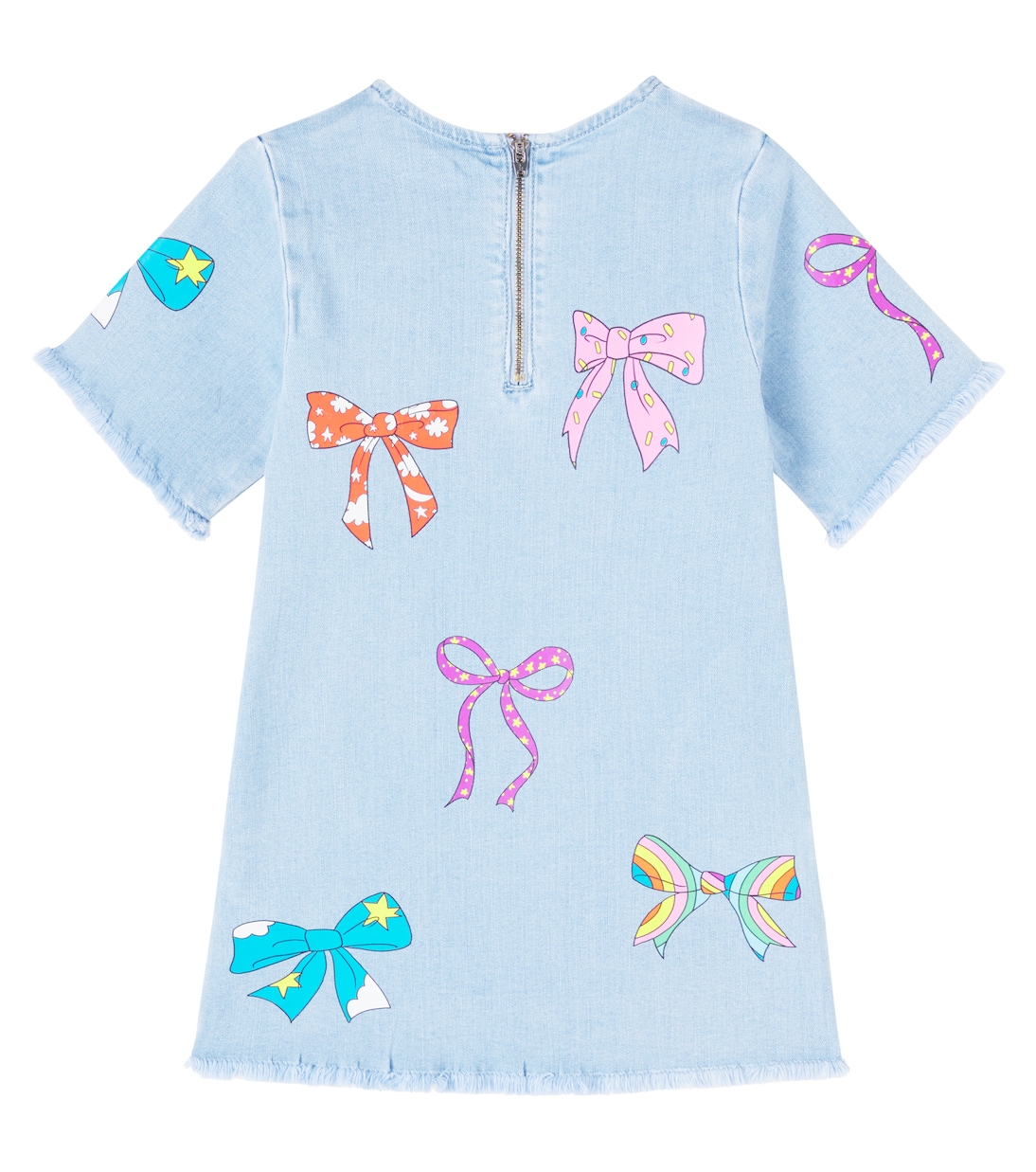 Bedrucktes Kleid aus Denim | Stella McCartney Kids