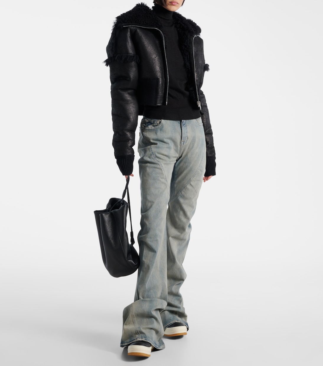 Geobasket leather sneakers | Rick Owens