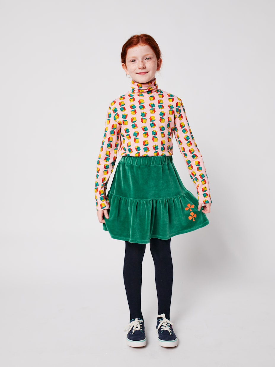 Jupe imprimée en coton | Bobo Choses