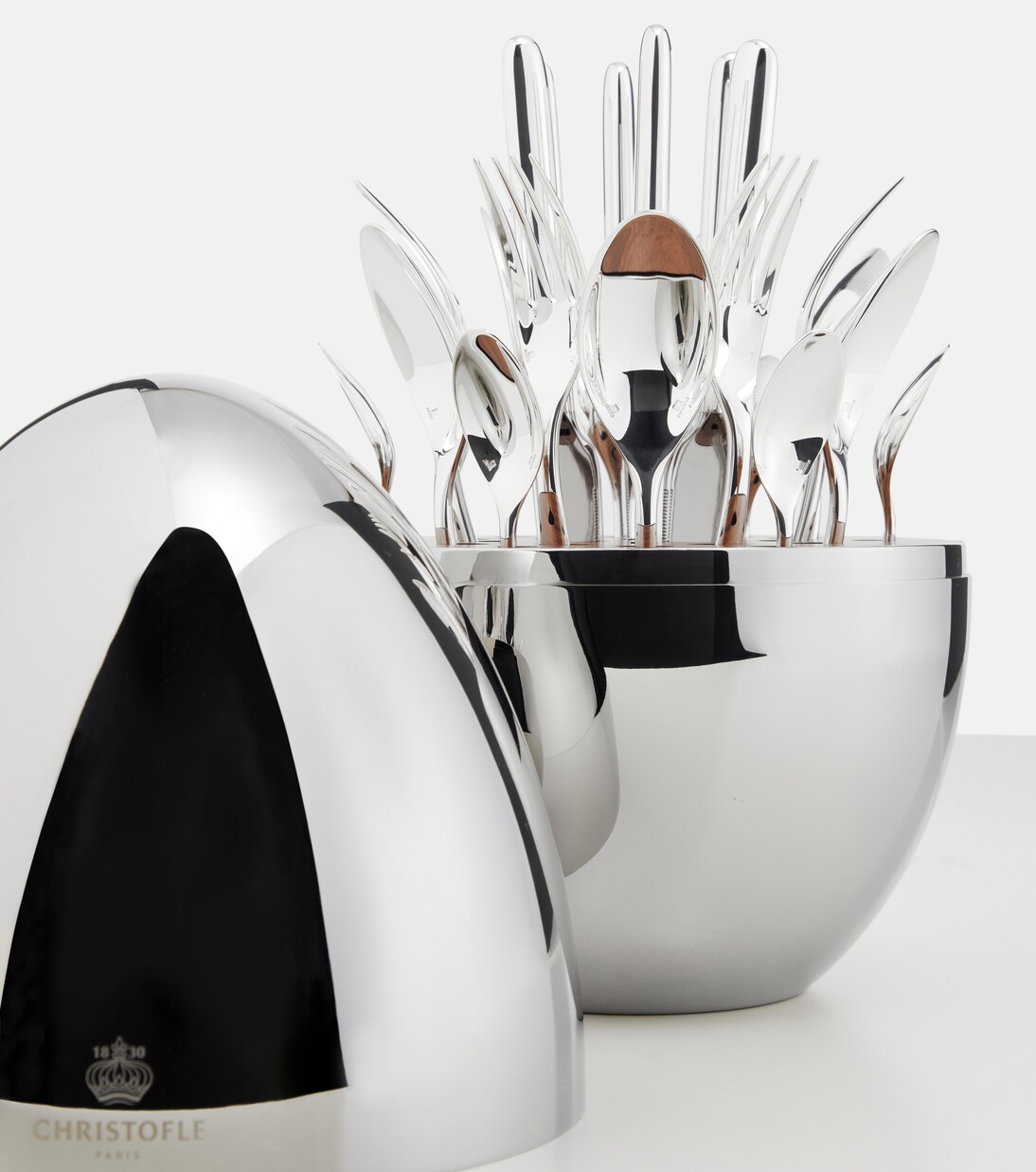 Mood silver-plated flatware set | Christofle