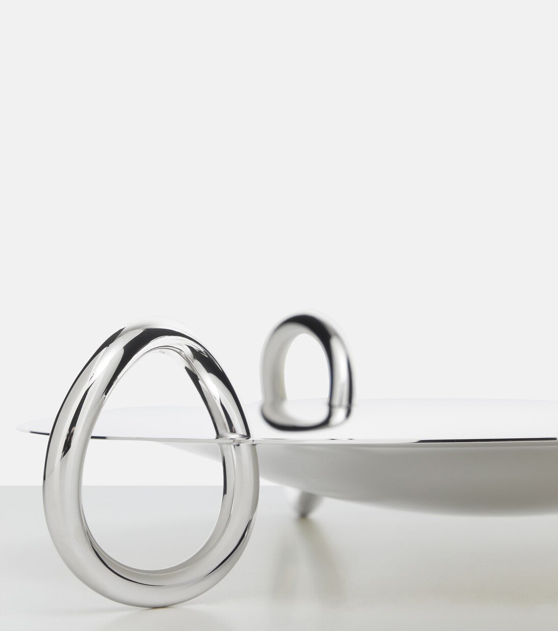 Vertigo silver-plated centerpiece by Andrée Putman | Christofle