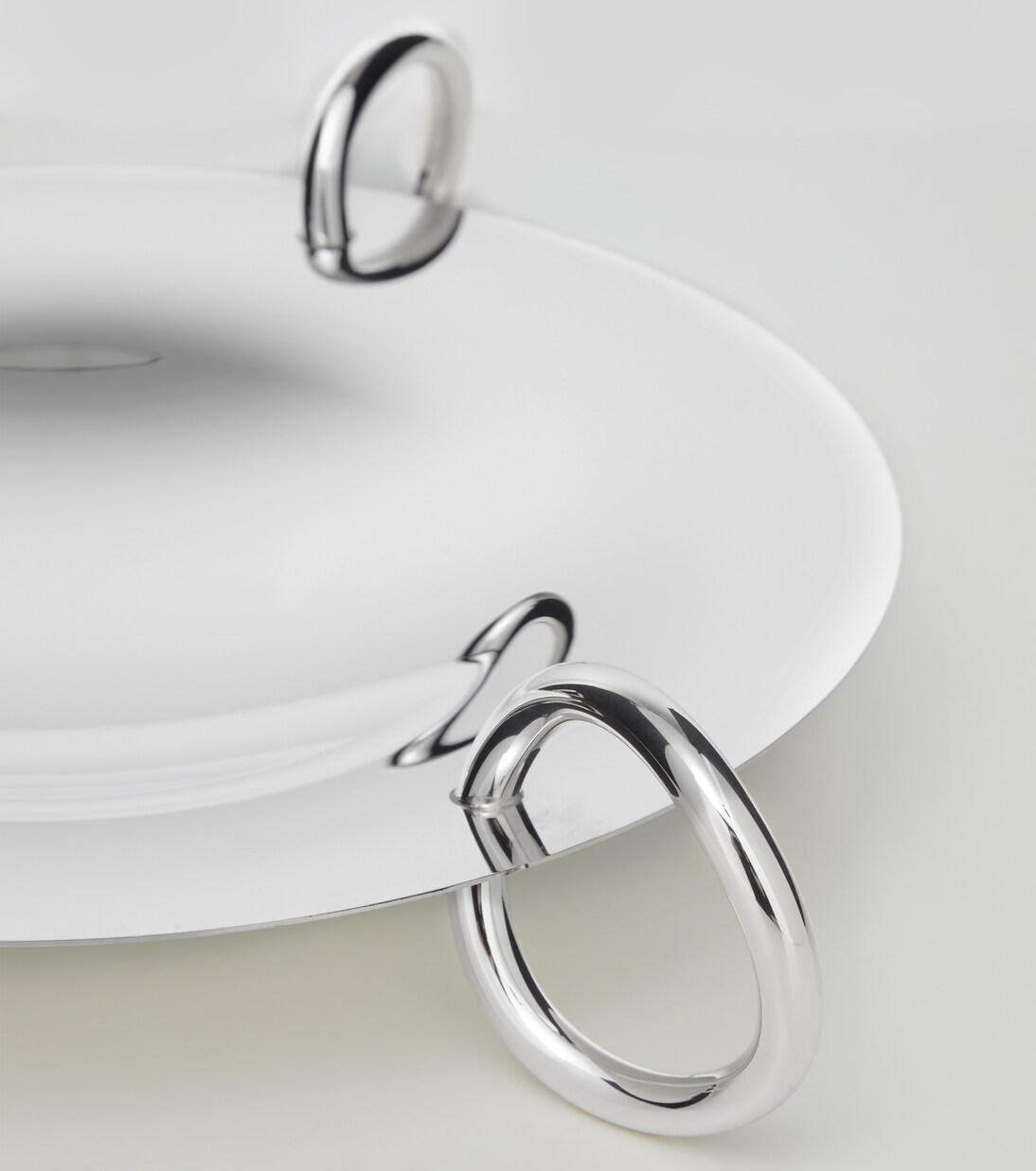 Vertigo silver-plated centerpiece by Andrée Putman | Christofle
