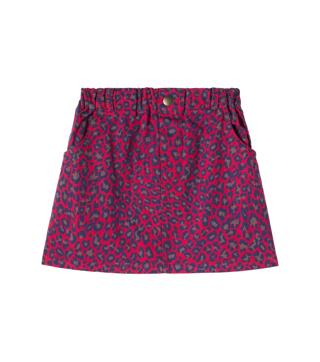 Lille leopard-print cotton twill skirt | Cozmo