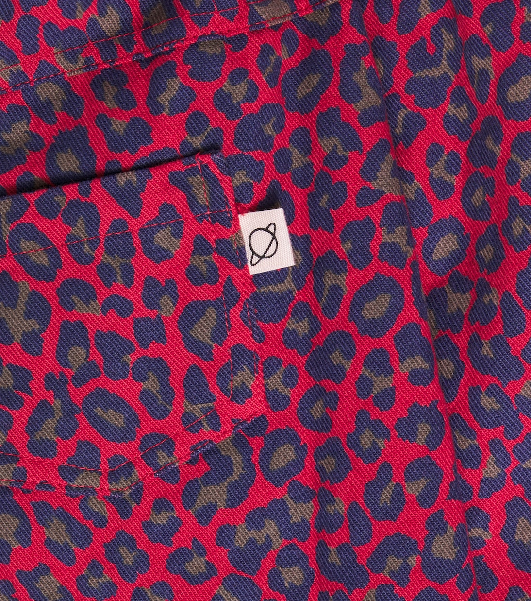 Lille leopard-print cotton twill skirt | Cozmo