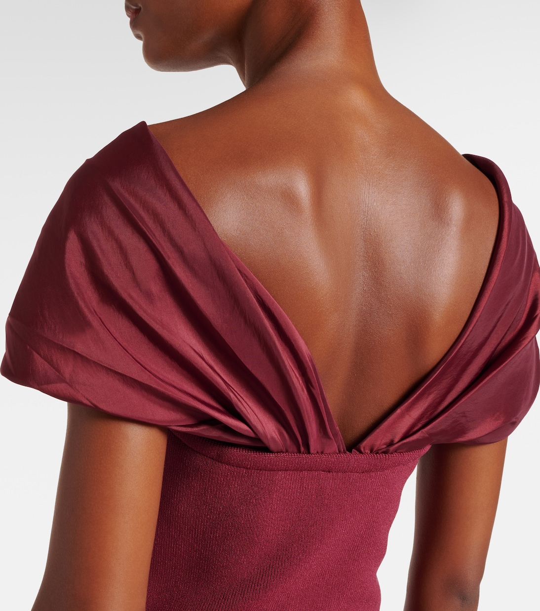 Top Celiana de punto con organza | Simkhai