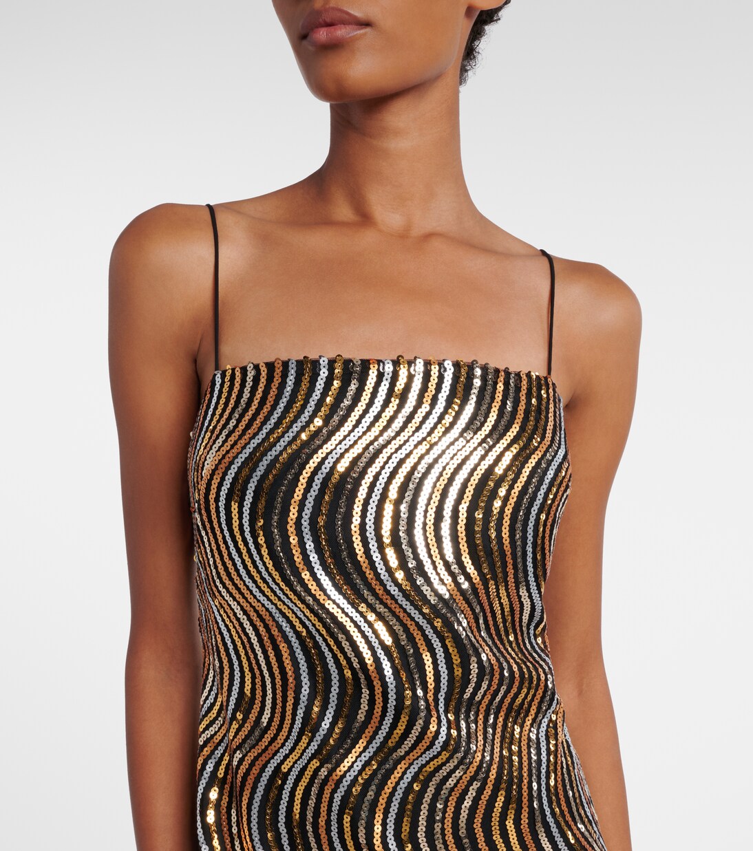 Midikleid Hemingway Disco mit Pailletten | Taller Marmo
