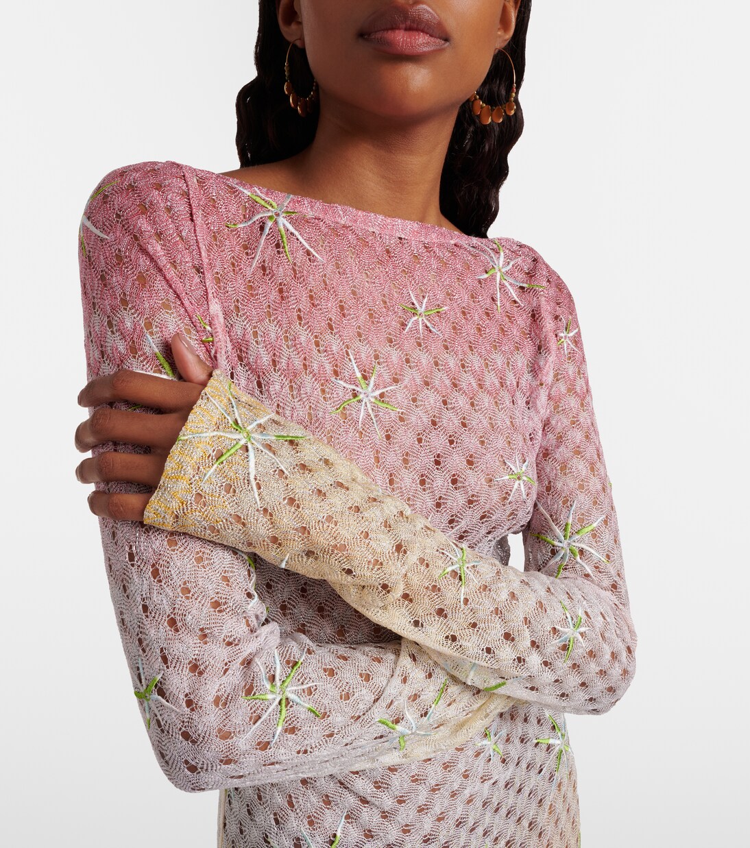 Kaftan aus Lamé | Missoni