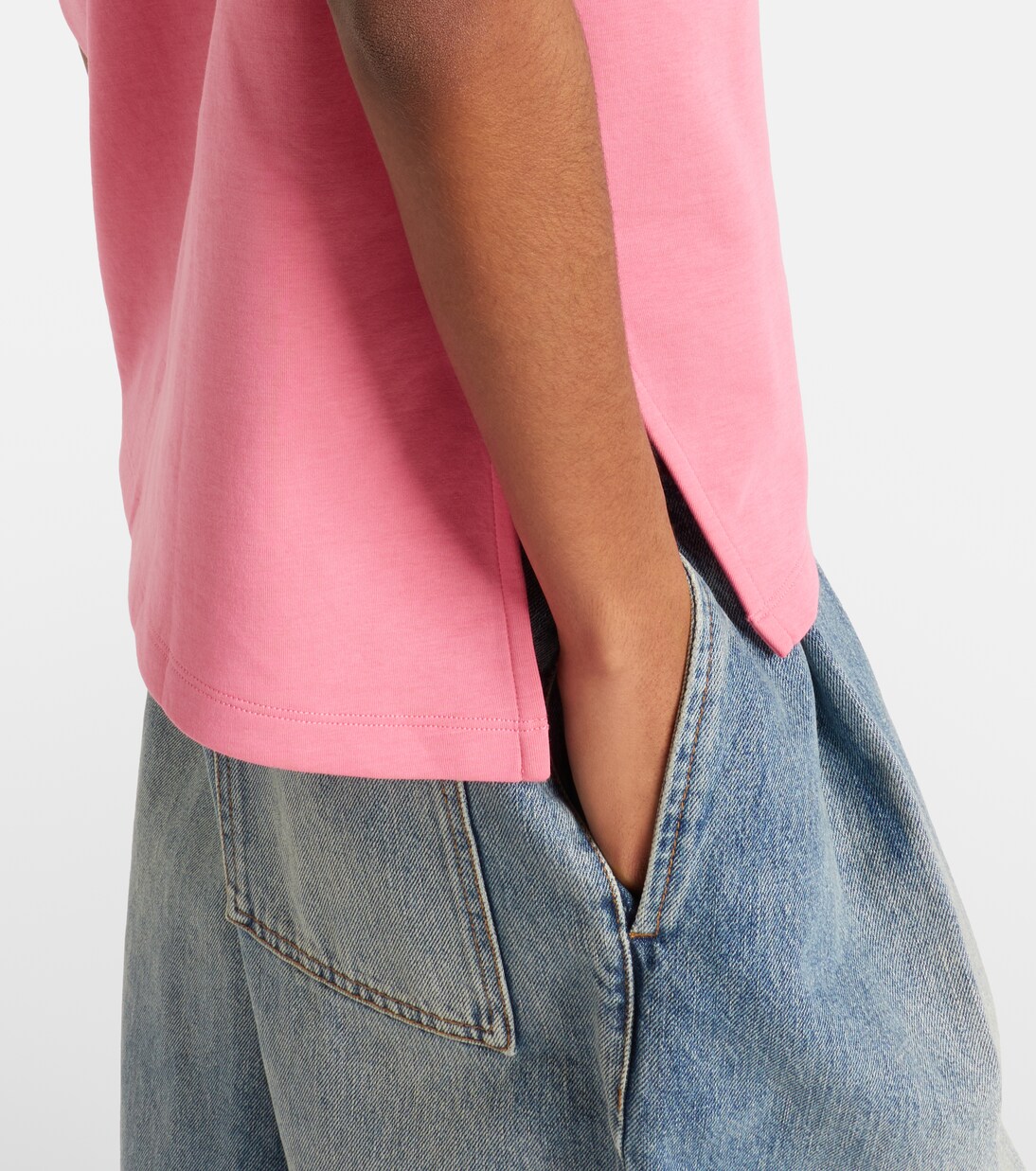 Camiseta de jersey de algodón con anagrama | Loewe