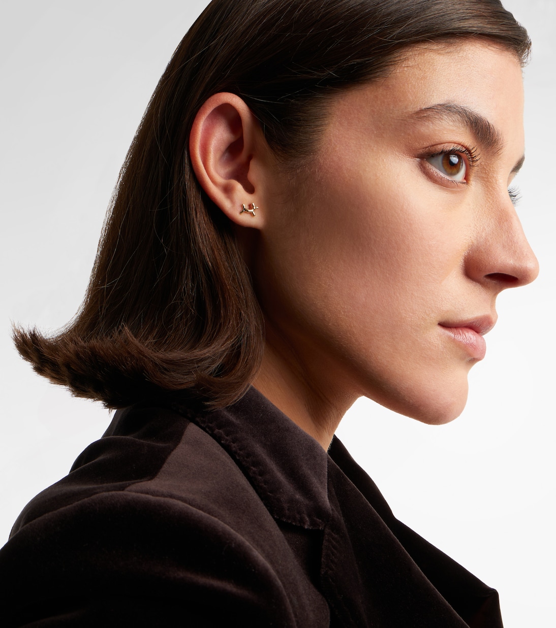 Balloon Dog 14kt gold earrings | Sydney Evan