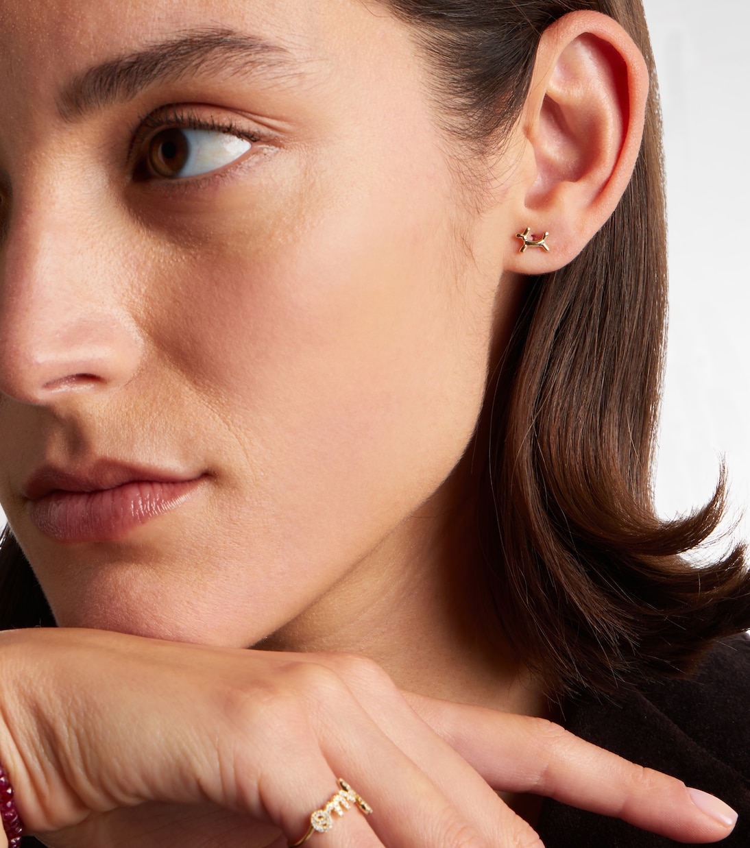 Balloon Dog 14kt gold earrings | Sydney Evan