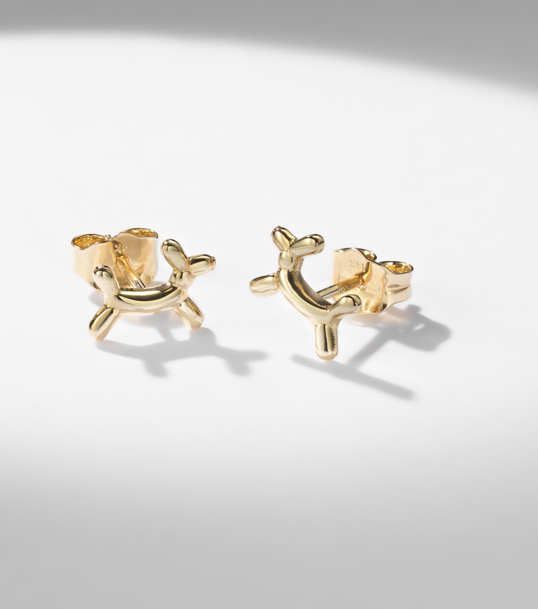 Balloon Dog 14kt gold earrings | Sydney Evan