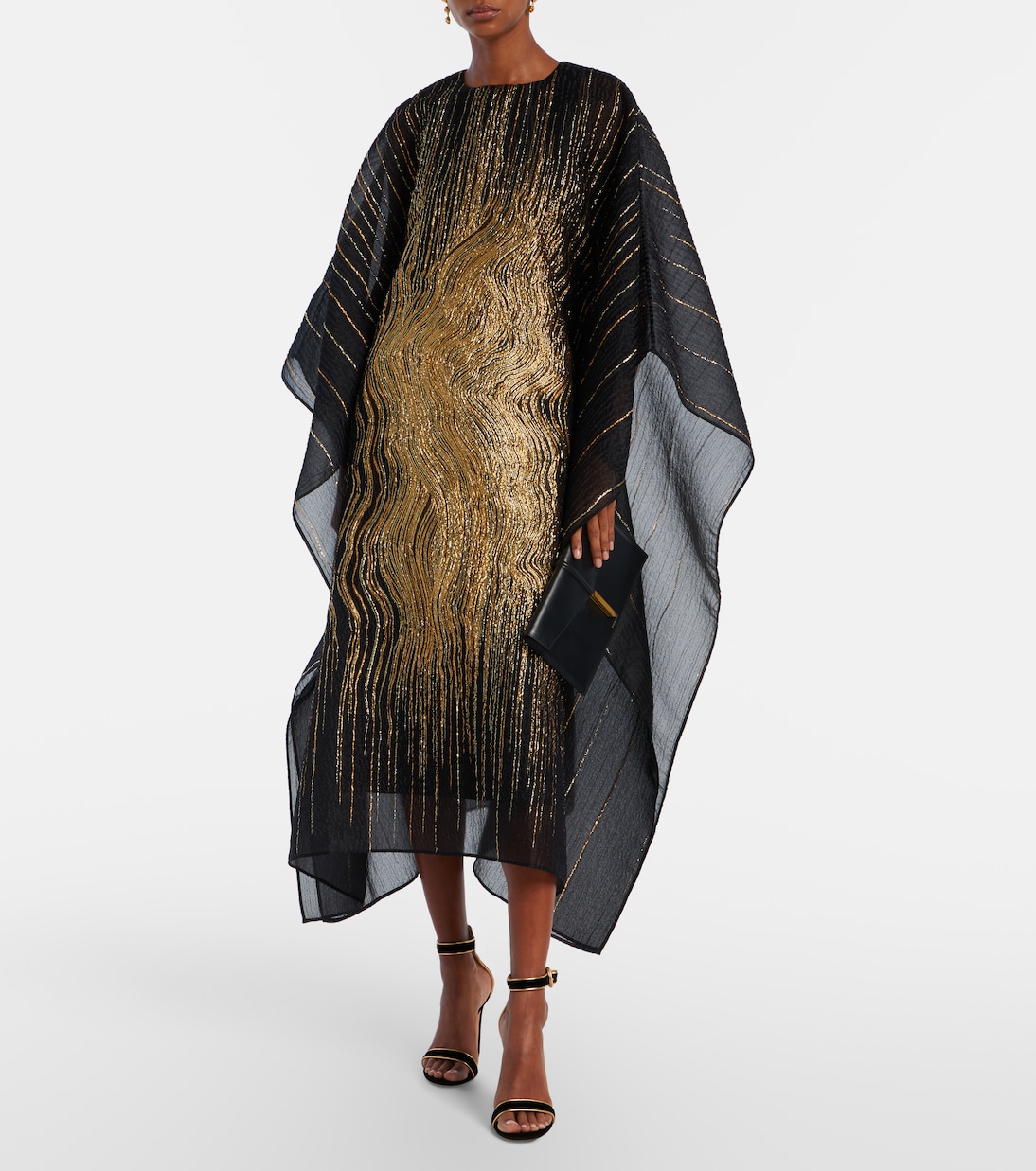 Venice silk-blend fil coupé kaftan | Taller Marmo